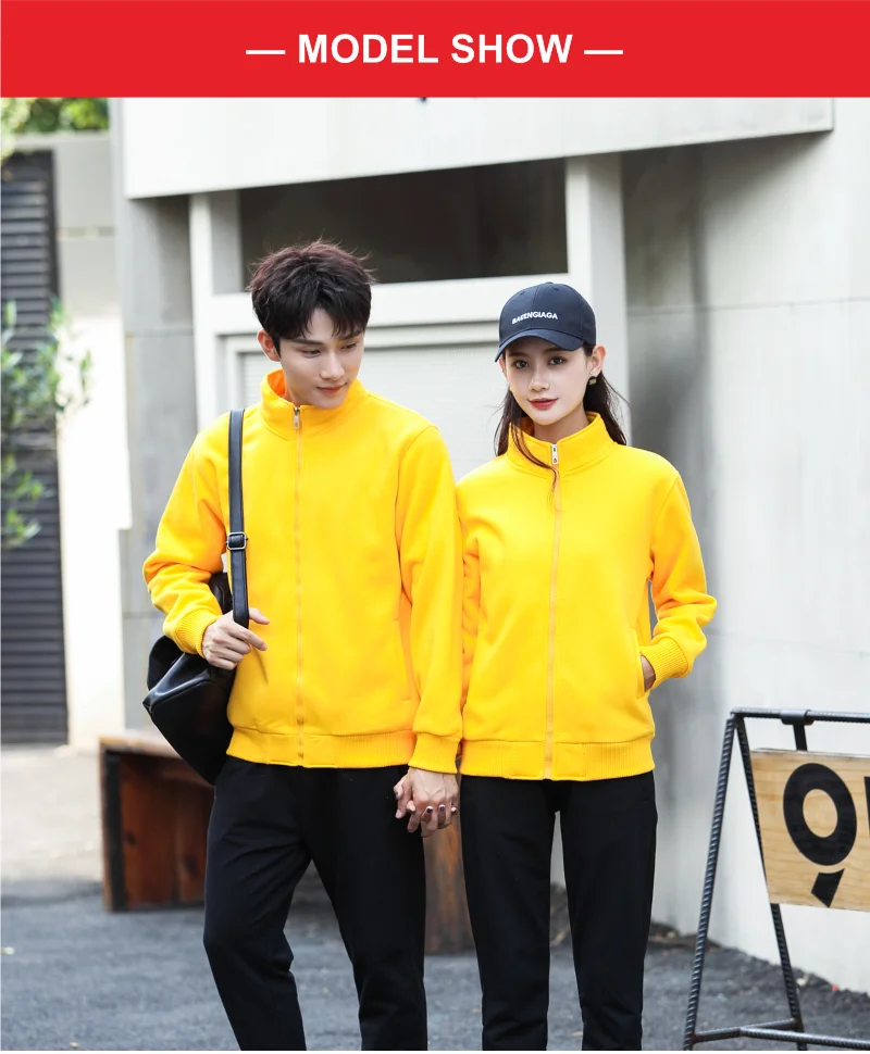 Autumn and Winter Lamb Velvet Jacket Neutral Solid Color Wild Couple Zipper Jacket Custom Personality LOGO 2021 New NSLP