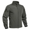 Outdoor Casual Tactical Bomber Jacket for Men Waterproof Windproof Zipper Autumn/Winter Version Fleece Lining Multiple Pockets