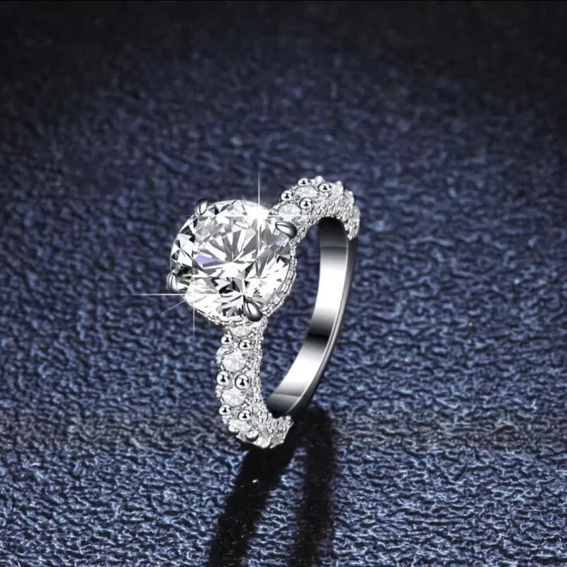 Lab Grown Diamond Brilliant Cut Four Prong Engagement Ring 14K 18K Solid Gold IGI Certified Women's