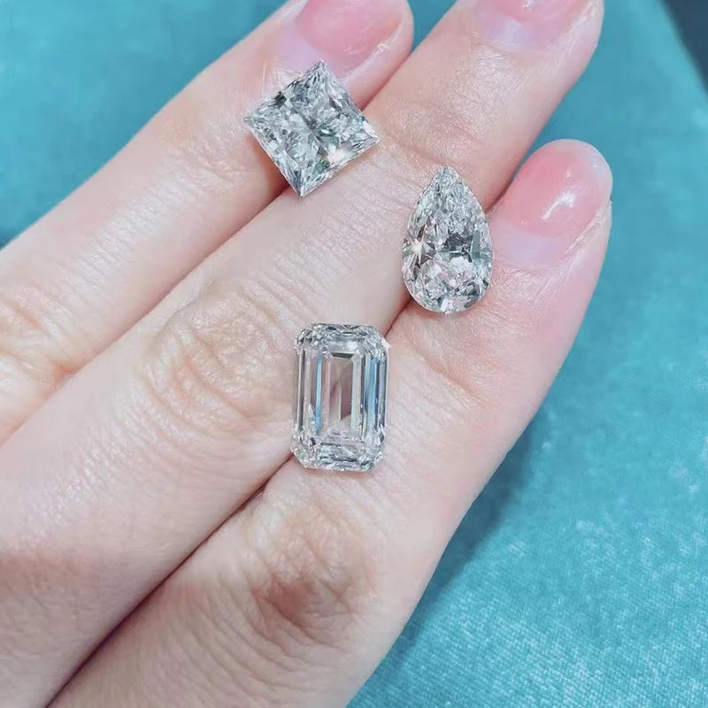 Factory Custom Shapes and Sizes Bright Cut White VS1-VVS2 Lab-CVD Loose Diamonds with Free IGI Certificate