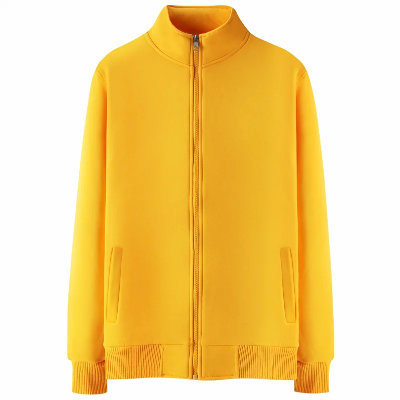 Autumn and Winter Lamb Velvet Jacket Neutral Solid Color Wild Couple Zipper Jacket Custom Personality LOGO 2021 New NSLP