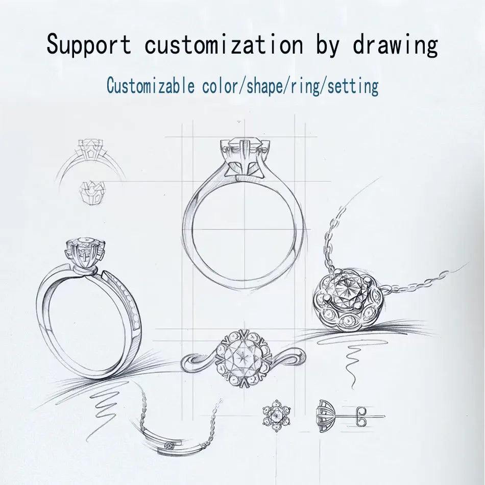 Lab Grown Diamond Brilliant Cut Four Prong Engagement Ring 14K 18K Solid Gold IGI Certified Women's