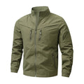 Outdoor Stand Collar Waterproof Cargo Jacket Men 8XL Windproof Tactical Military Jackets Multi-pocket Hiking Mountain Coat Male