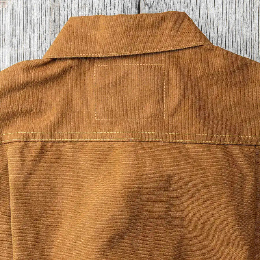 SUGAR CANE & CO 1953 Type 2 13oz Brown Red Ear Japanese Cotton Canvas Jacket