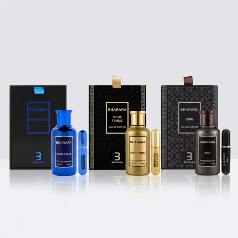 Luxury Perfume For Men And Women KING DOUBLE BLEU NICHE FEMME EDP Spray With Elegant Gift Box Combo Premium Fragrance Oil