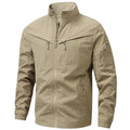 Spring Men Outdoor Multi Pockets Jacket Man Cargo Sports Windproof Tactical Zip Coat Male Waterproof Casual High Quality Jackets