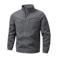 2026 New Large Size Men's Jacket Multi-Pocket Casual Outdoor Charge Jacket Jacket Windproof