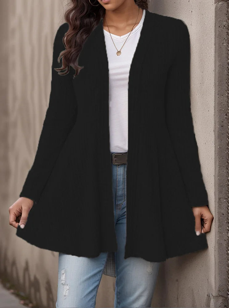 2026 Autumn and Winter New Women's Clothing Pit Strip Polished Cardigan Casual Top