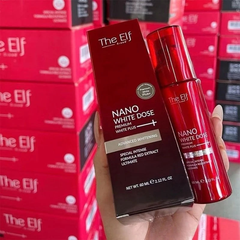 Thai The Elf Nano White Dose Premium Plus Brightening Body Serum 60ml Deeply Hydrates & Improves Skin Clarity