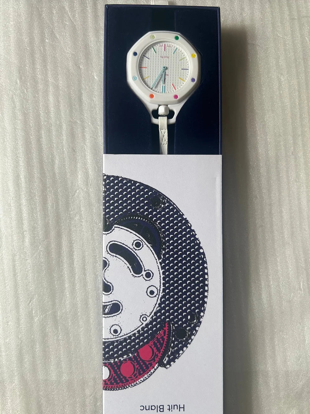 Hot Royal Pop 1:1 Octagonal Pocket Watch AP SWATCH Mechanical PockeWatch With Box Ceramic case Mechanism The Back Can Work Gift