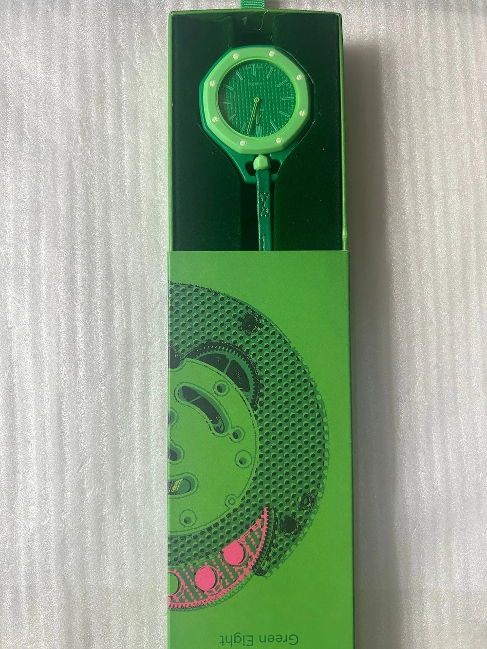 Hot Royal Pop 1:1 Octagonal Pocket Watch AP SWATCH Mechanical PockeWatch With Box Ceramic case Mechanism The Back Can Work Gift