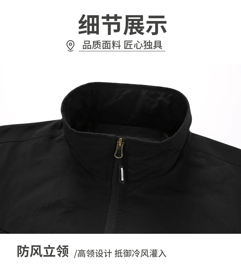 Jacket Men's Spring Autumn New Men Jacket Solid Color Hooded Jackets Casual Coat Men's Business Coats Size M-5XL 6XL 7XL 8XL 991