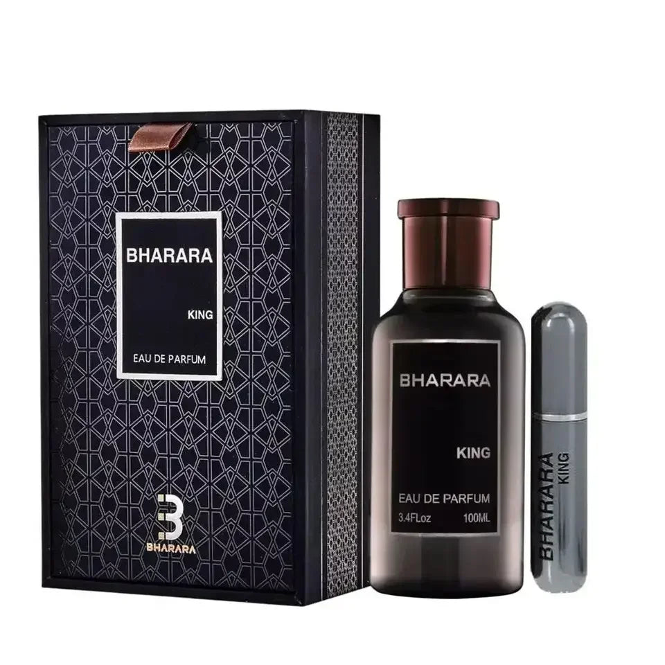 BHARARA Double Bleu King Niche Femme EDP, Luxury Perfume for Men Women, Sophisticated Scent 100ml + 10ml Travel.
