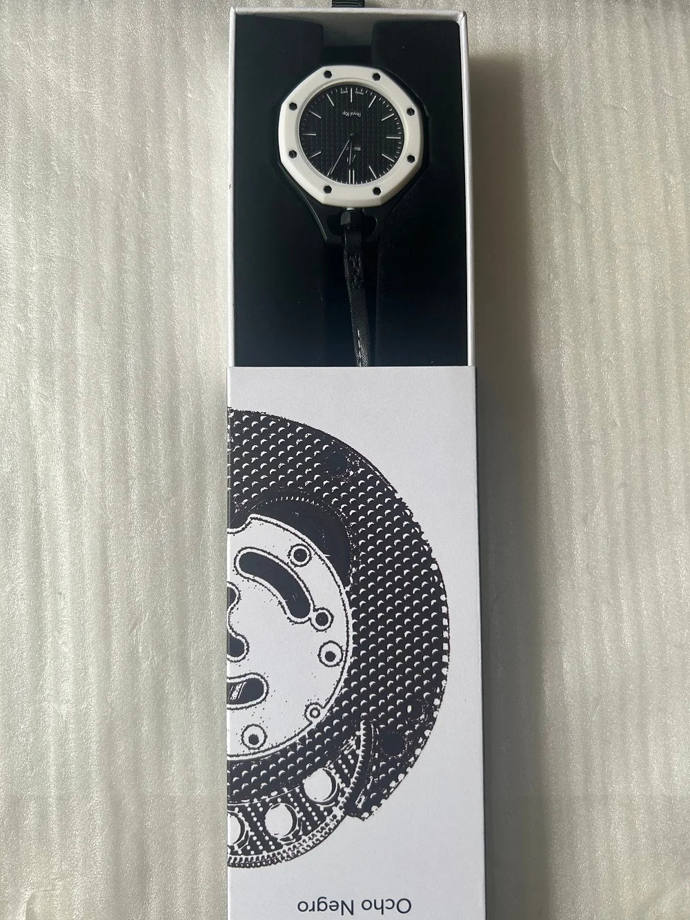 Hot Royal Pop 1:1 Octagonal Pocket Watch AP SWATCH Mechanical PockeWatch With Box Ceramic case Mechanism The Back Can Work Gift