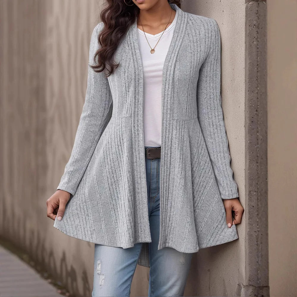 2026 Autumn and Winter New Women's Clothing Pit Strip Polished Cardigan Casual Top