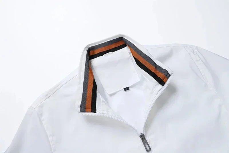 LONSDALE Men's Fashion Street Jacket Spring Autumn Windproof Stand Collar Zipper Outdoor Casual Coat Men's Outerwear