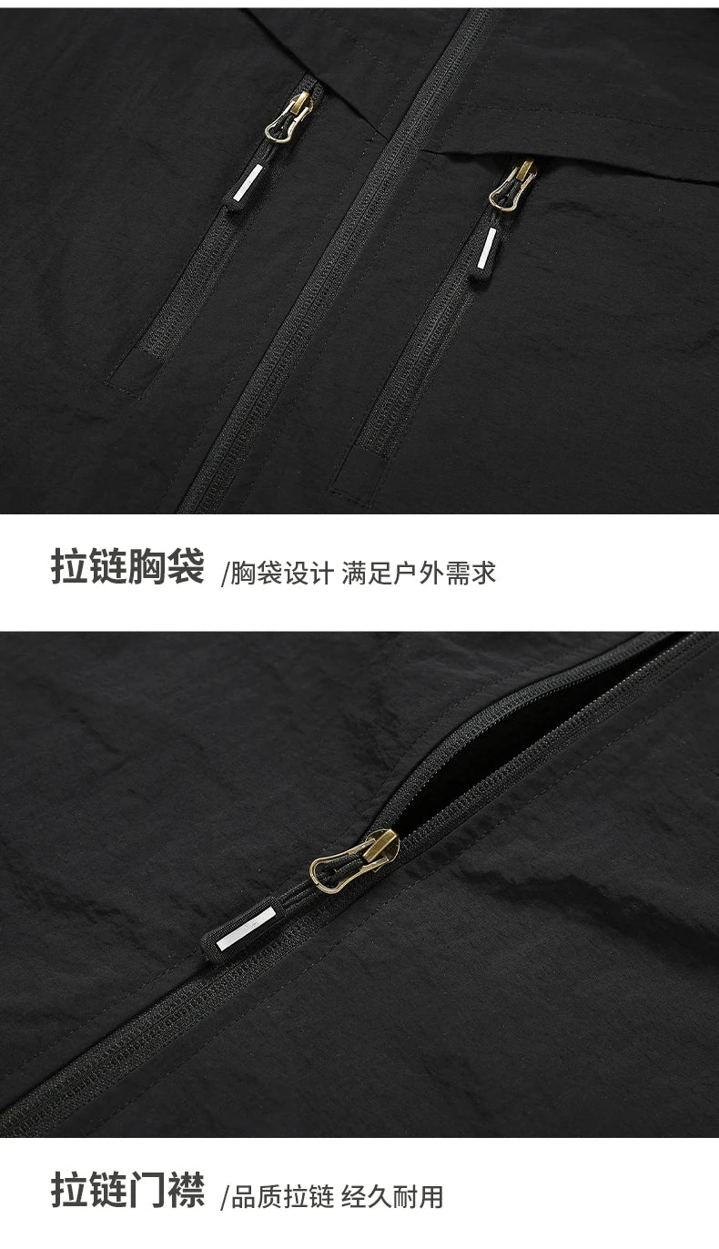 Jacket Men's Spring Autumn New Men Jacket Solid Color Hooded Jackets Casual Coat Men's Business Coats Size M-5XL 6XL 7XL 8XL 991