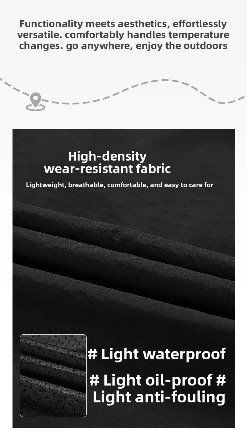 Fashion Jackets Multi-pocket Top Autumn Men's Casual Loose Cargo Jacket Outdoor Climbing Camping Windproof and Waterproof Coat