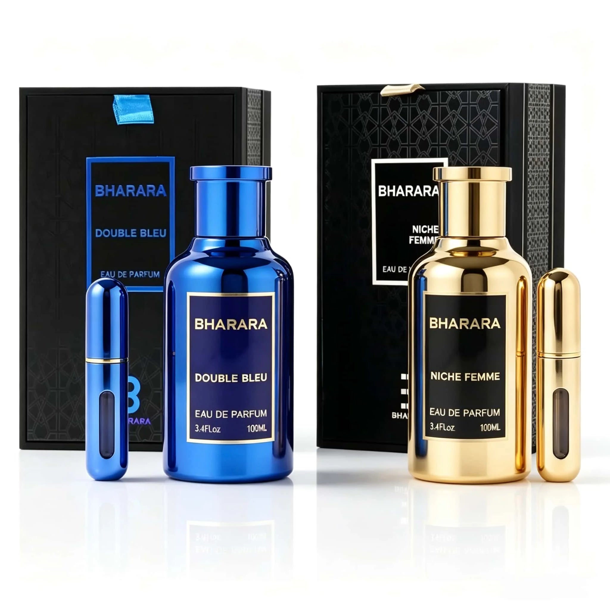 KING, DOUBLE BLEU & NICHE FEMME Perfume Series, Woody Citrus Floral Scent, Long Lasting Eau de Parfum Fragrance for Daily Use