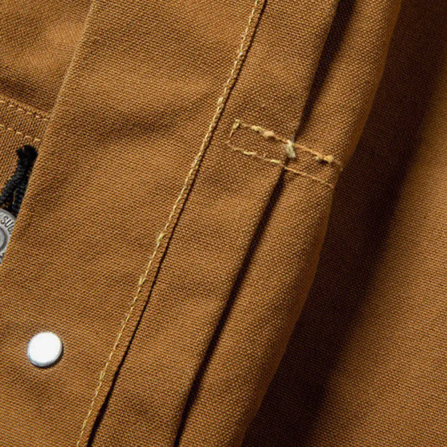 SUGAR CANE & CO 1953 Type 2 13oz Brown Red Ear Japanese Cotton Canvas Jacket
