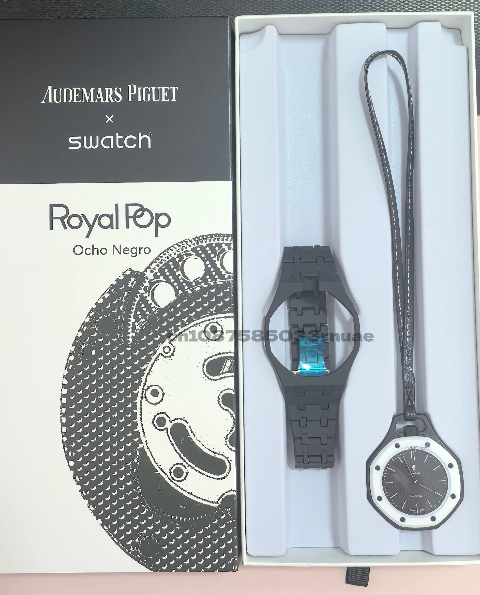 1:1 AP SWATCH Joint Watch Quartz Strap AP Swatch Logo Replica Royal Oak Pocket Watch Couple Watch Exquisite Birthday New Gift