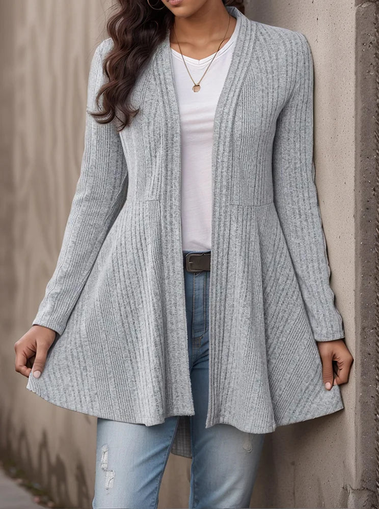 2026 Autumn and Winter New Women's Clothing Pit Strip Polished Cardigan Casual Top