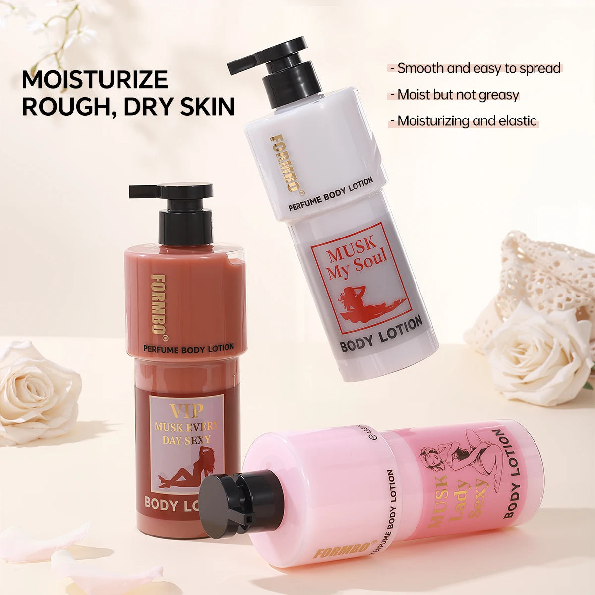 Moisturizing & Nourishing Body Lotion,Improves Dry Skin,Delivers Long-Lasting Fragrance,Leaves Skin Smoother