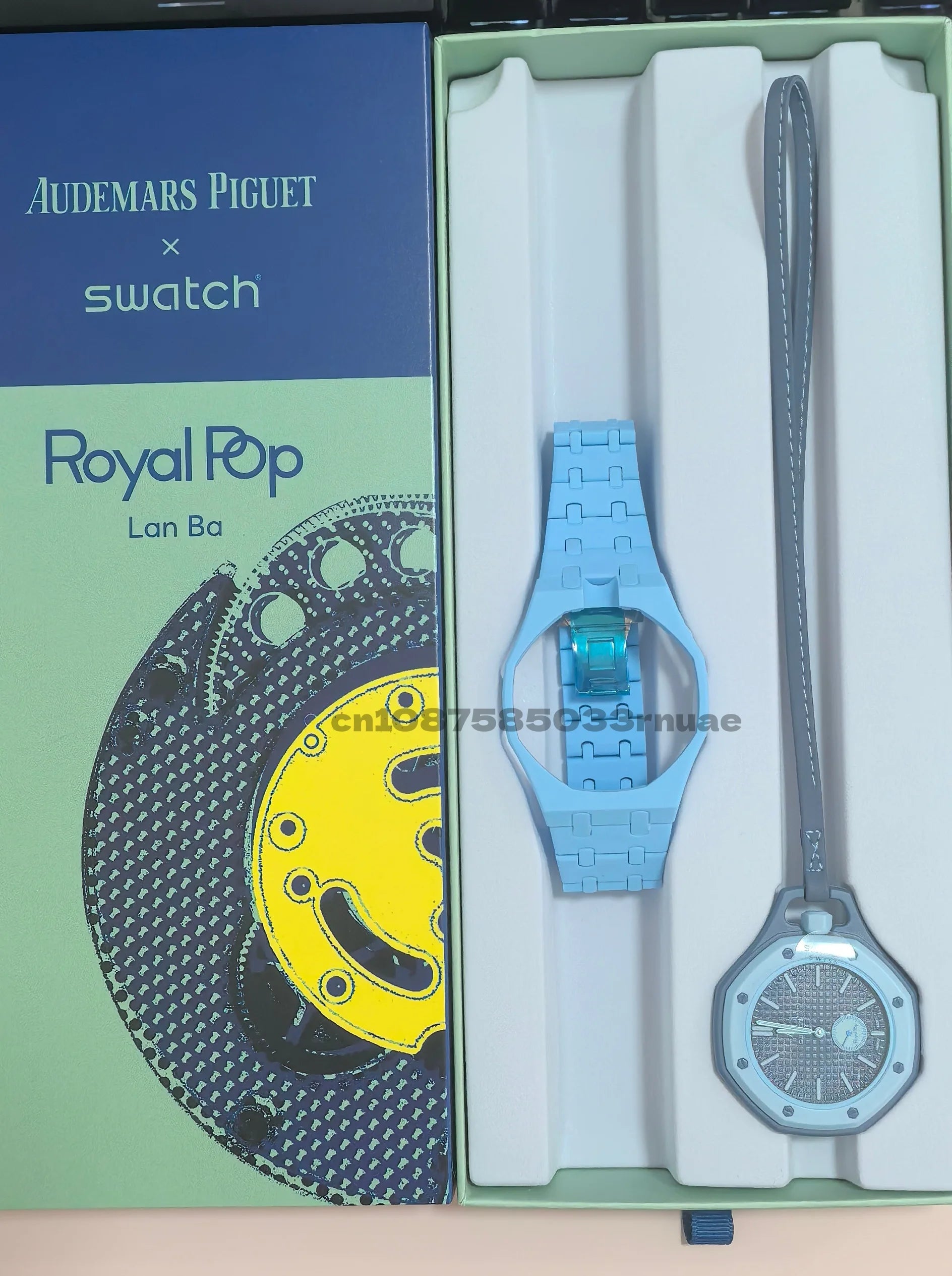 1:1 AP SWATCH Joint Watch Quartz Strap AP Swatch Logo Replica Royal Oak Pocket Watch Couple Watch Exquisite Birthday New Gift