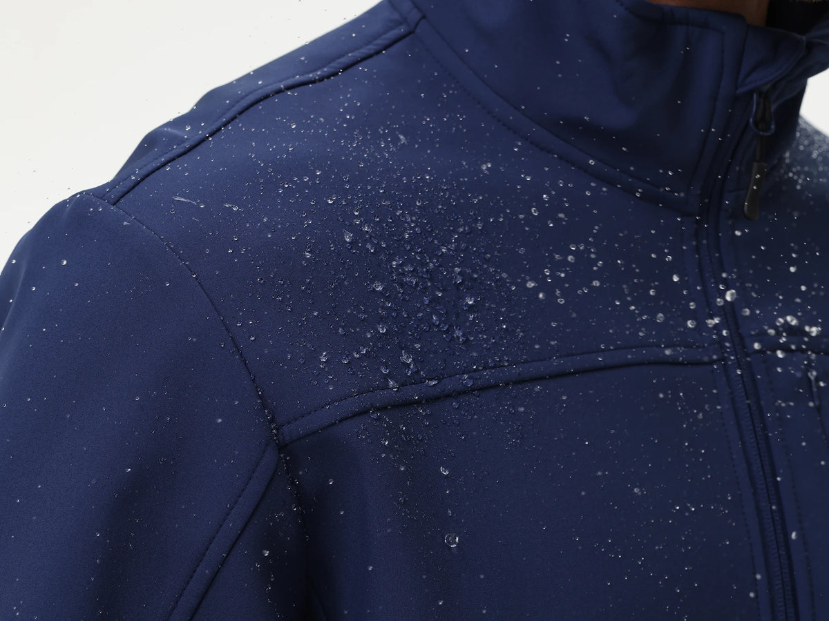 Mens Business Casual Jacket, Windbreaker Waterproof Fashion Coat, Cargo Jacket for Daily Outdoor Travel Autumn Winter